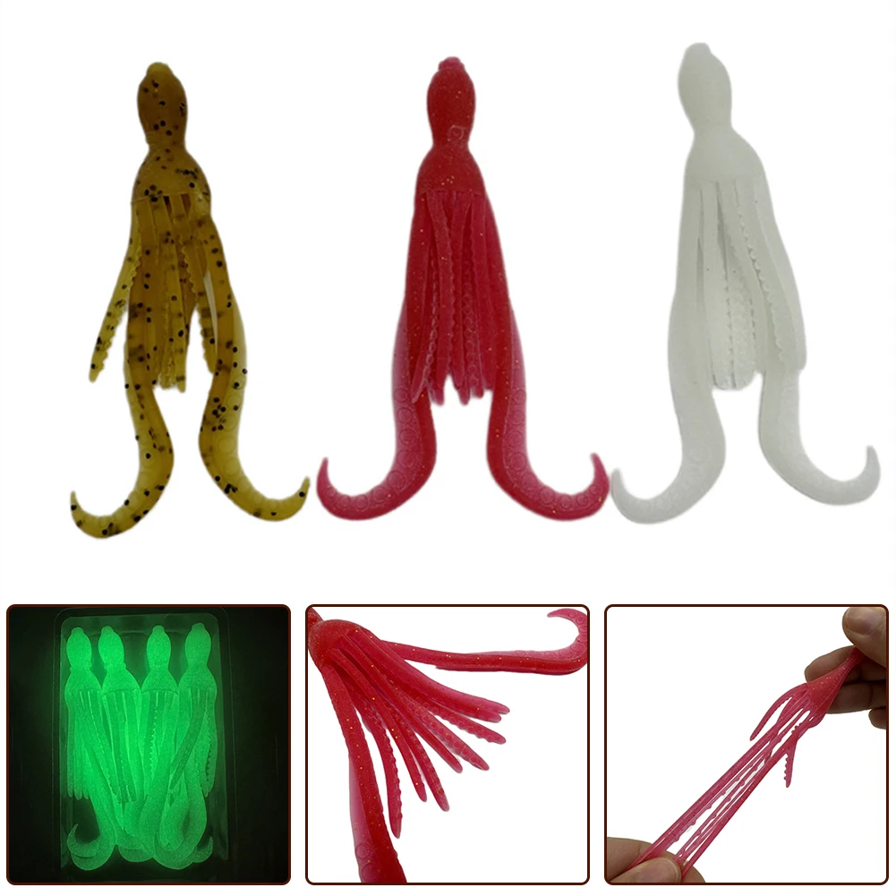 10cm 4pcs Artificial Octopus Squid Finshing Soft Bait Cuttlefish Fishing Lure Saltwater Sinking Lure Rockfish Bass Soft Bait
10cm 4pcs Artificial Octopus Squid Finshing Soft Bait Cuttlefish Fishing Lure Saltwater Sinking Lure Rockfish Bass Soft Bait