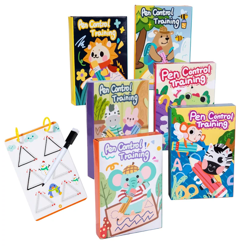 Montessori Early Educational Learning Handwriting Practice Toy Kids Drawing Alphabet Letter Writing Pen Control Training Book
Montessori Early Educational Learning Handwriting Practice Toy Kids Drawing Alphabet Letter Writing Pen Control Training Book