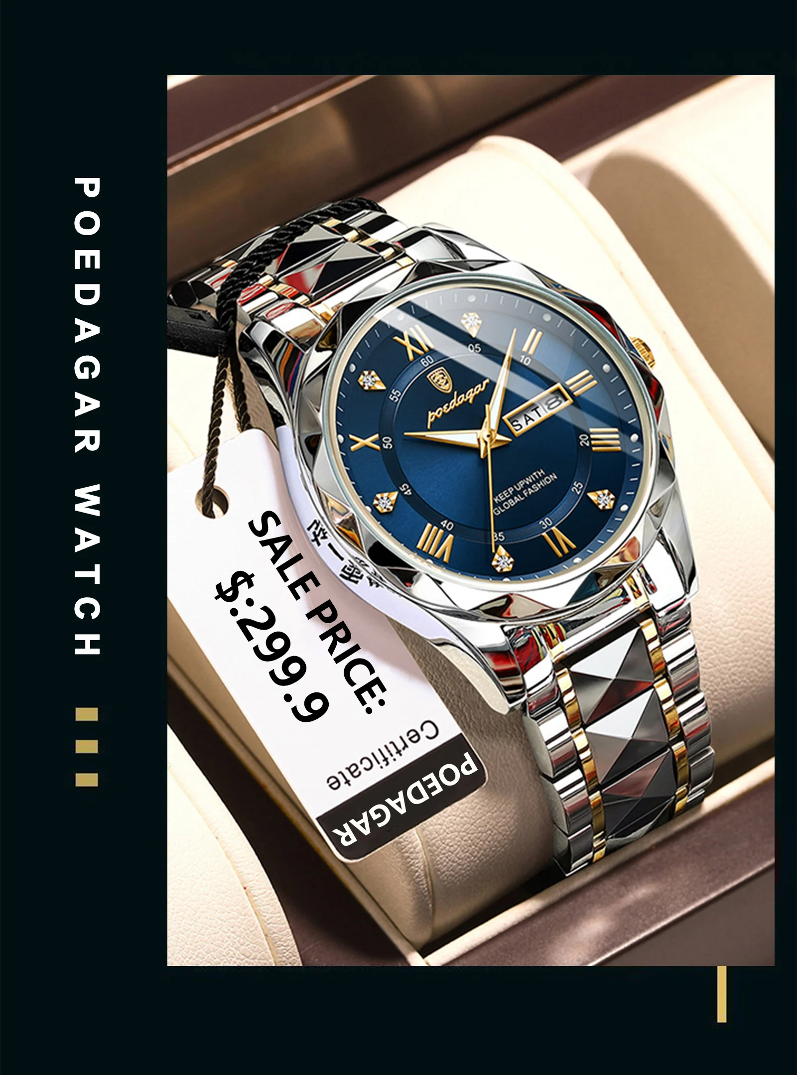 Luxury Man Wristwatch Luxury Man Wristwatch