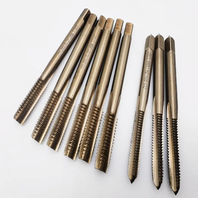 Cost Sale Of 1PC Left Hand M2-M12 HSSM35 Co5% Full CNC Grinded Machine Straight Flute Taps For SS Workpieces Threads Making
Cost Sale Of 1PC Left Hand M2-M12 HSSM35 Co5% Full CNC Grinded Machine Straight Flute Taps For SS Workpieces Threads Making