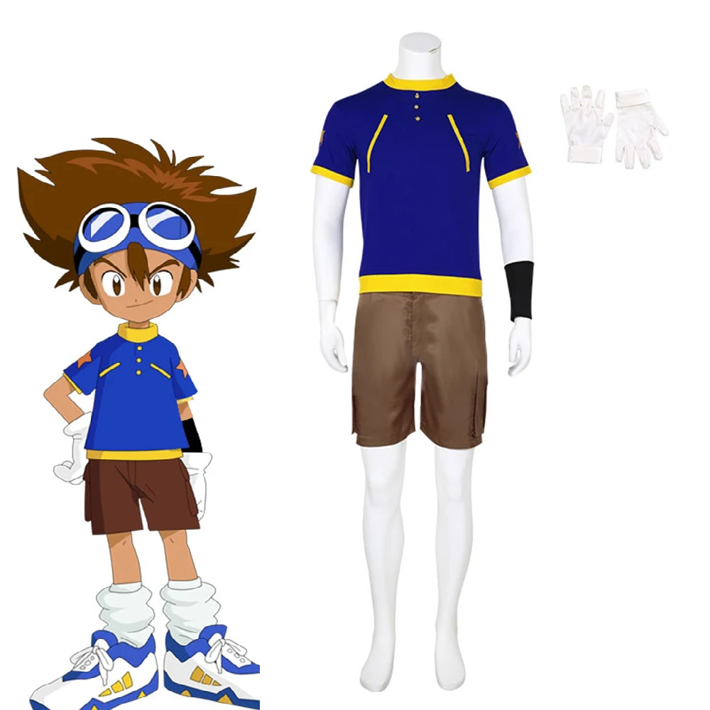 Anime Digimon Adventure 3D Print T-shirt Shorts Suits Men Boys Simple Streetwear Halloween Party Taichi Yagami Cosplay Costume
Anime Digimon Adventure 3D Print T-shirt Shorts Suits Men Boys Simple Streetwear Halloween Party Taichi Yagami Cosplay Costume