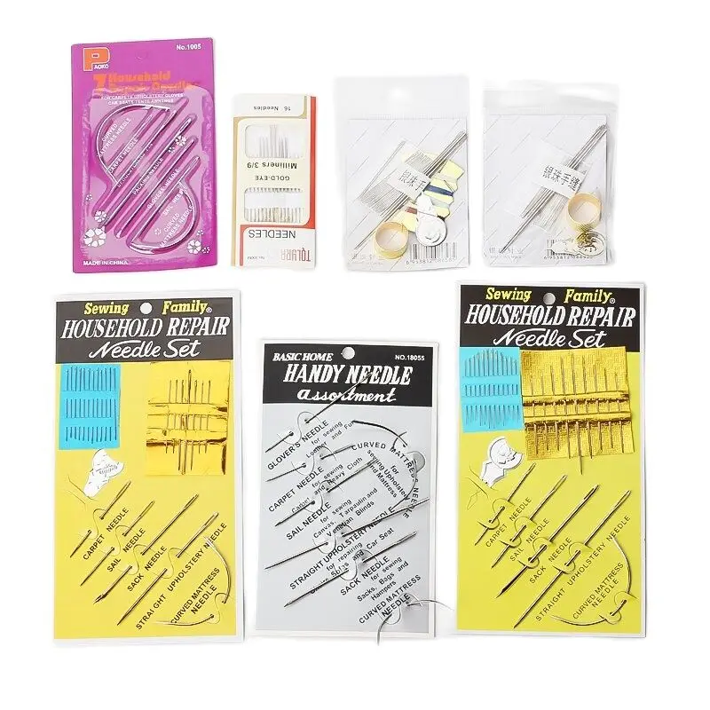HouseHold Repair Upholstery DIY Hand Embroidery Needles Leather Curved Sewing Needle Set
HouseHold Repair Upholstery DIY Hand Embroidery Needles Leather Curved Sewing Needle Set