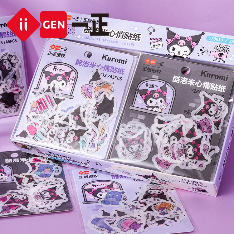 36 шт. Sanrio Канцтовары Kuromi Cinnamoroll наклейки для настроения Girl серия наклеек мультяшный Руководство стикер материалы Guka оптовая продажа
36 шт. Sanrio Канцтовары Kuromi Cinnamoroll наклейки для настроения Girl серия наклеек мультяшный Руководство стикер материалы Guka оптовая продажа