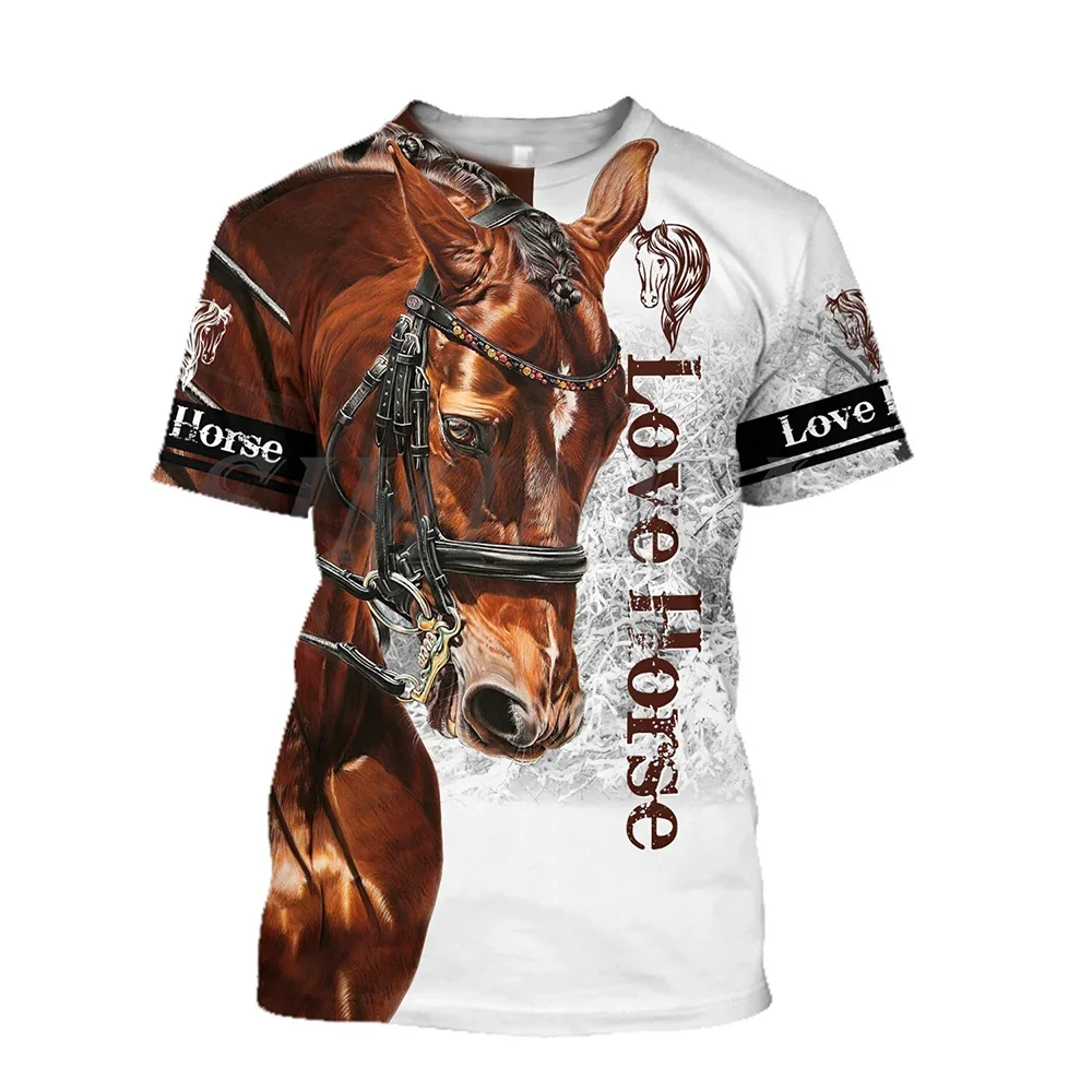 3D Printing Horse Shirt Unisex Fashion Women's Tee Shirt Large Loose O-Neck T-Shirt Casual Short Sleeve T Shirt Horse Clothes
3D Printing Horse Shirt Unisex Fashion Women's Tee Shirt Large Loose O-Neck T-Shirt Casual Short Sleeve T Shirt Horse Clothes