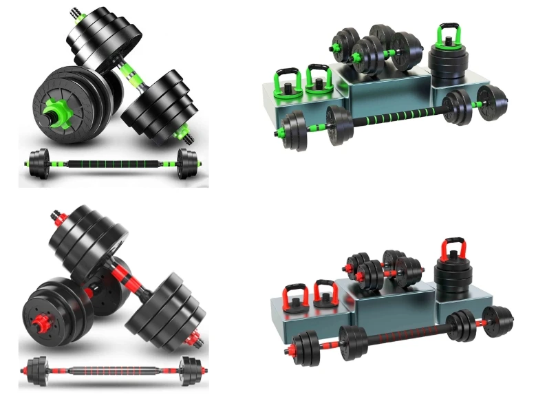 10kg-50kg Multifunction Home Gym Dumbbell Set Custom Logo Color Fitness Dumbbell and Barbell Made of Cement Sf00c90e6fcd94e0586aab77eb7959627C