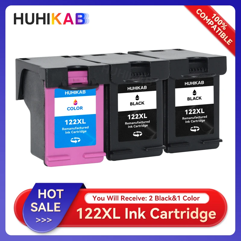 HUHIKAB 122XL Ink Cartridge Use For HP 122 XL HP122 For HP Deskjet 1000 1050 2000 2050s 3000 3050A 3052A 3054 1010 1510 printer
HUHIKAB 122XL Ink Cartridge Use For HP 122 XL HP122 For HP Deskjet 1000 1050 2000 2050s 3000 3050A 3052A 3054 1010 1510 printer
