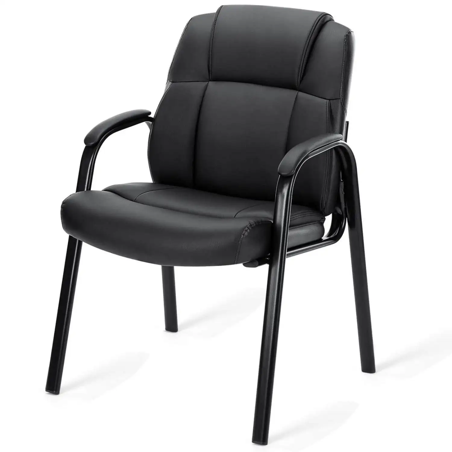 Padded Leather Conference Room Chairs with Elegant Design and Comfortable Cushioned Arms for Executive Meetings and Office Guest
Padded Leather Conference Room Chairs with Elegant Design and Comfortable Cushioned Arms for Executive Meetings and Office Guest
