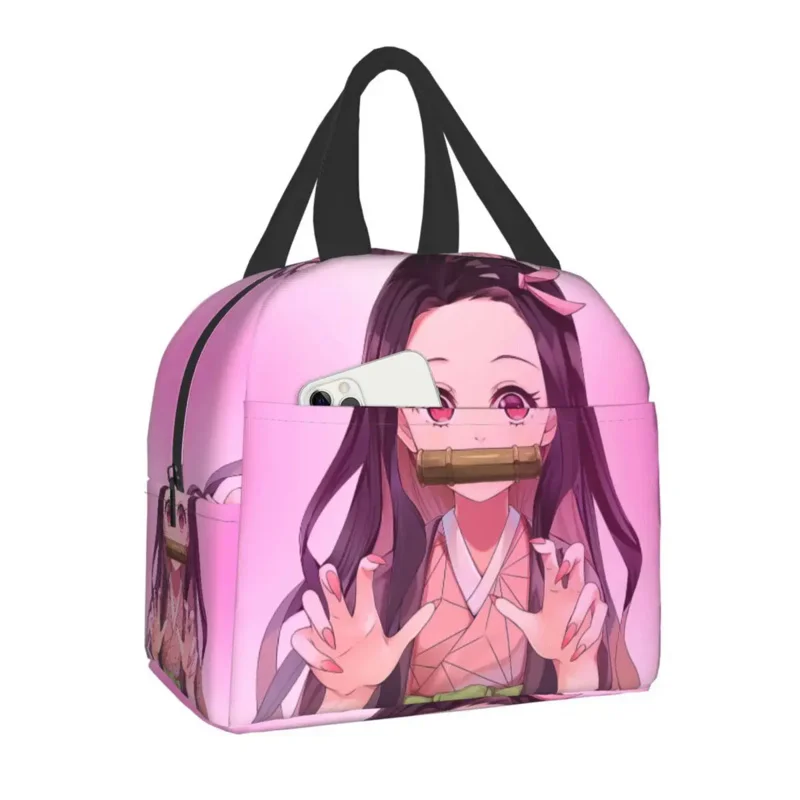 Anime Demon Slayer Insulated Lunch Bag Resuable Kimetsu No Yaiba Nezuko Cooler Thermal Lunch Tote Box for Women Kids School Food
Anime Demon Slayer Insulated Lunch Bag Resuable Kimetsu No Yaiba Nezuko Cooler Thermal Lunch Tote Box for Women Kids School Food