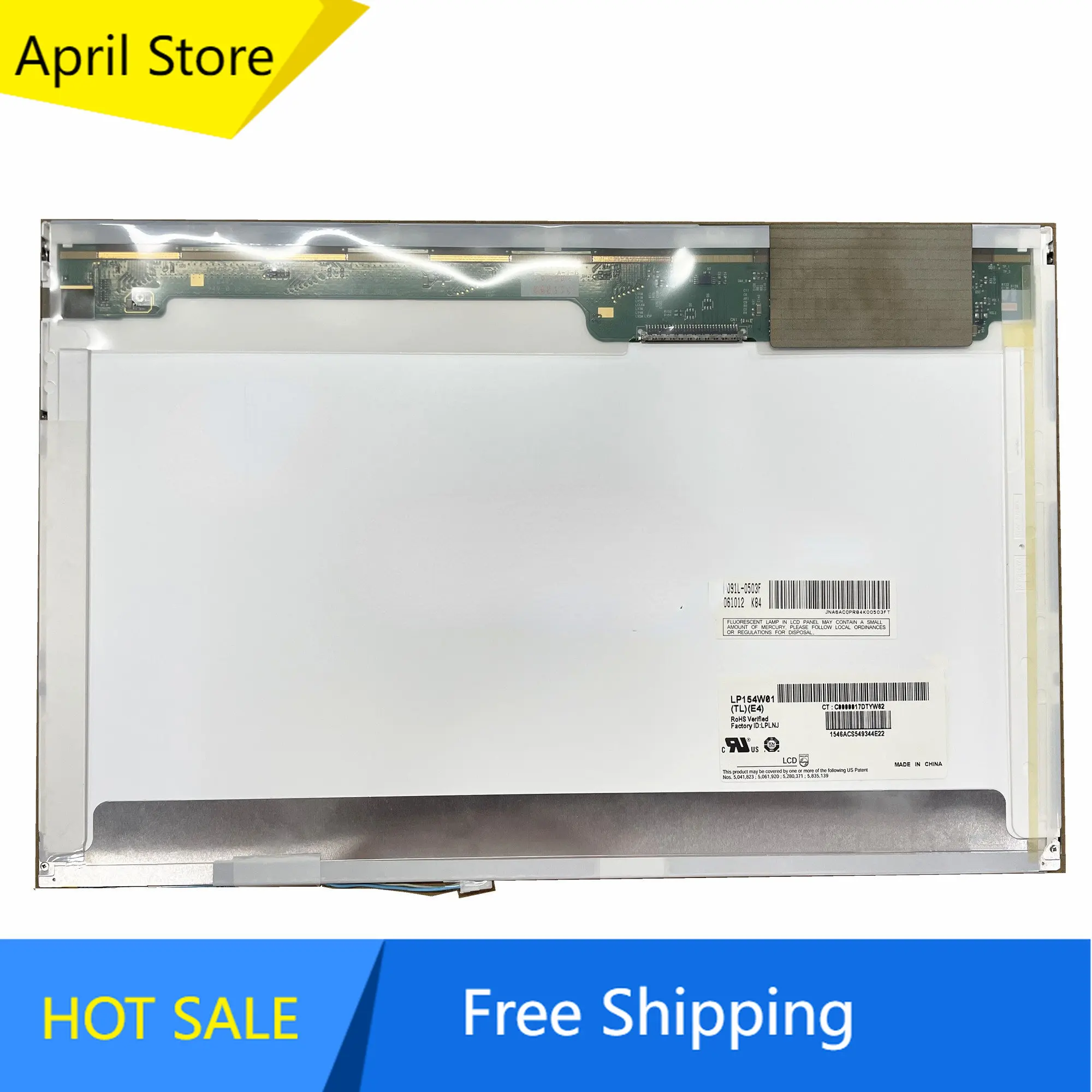 LP154W01-TLE4 fit LP154W01-TLA1 TL01 LP154W01-TLF1 15.4'' Laptop LCD Screen 1280*800 LVDS 30 Pins
LP154W01-TLE4 fit LP154W01-TLA1 TL01 LP154W01-TLF1 15.4'' Laptop LCD Screen 1280*800 LVDS 30 Pins