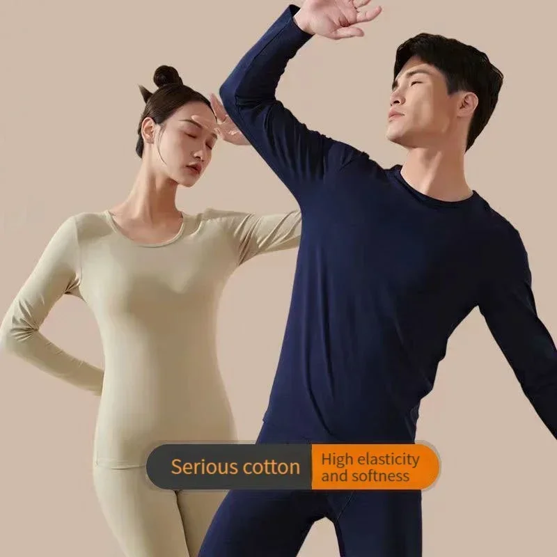Women's Thermal Underwear Men Pure Cotton Autumn Seamless Woman Winter Clothing Warm set 열 속옷
Women's Thermal Underwear Men Pure Cotton Autumn Seamless Woman Winter Clothing Warm set 열 속옷