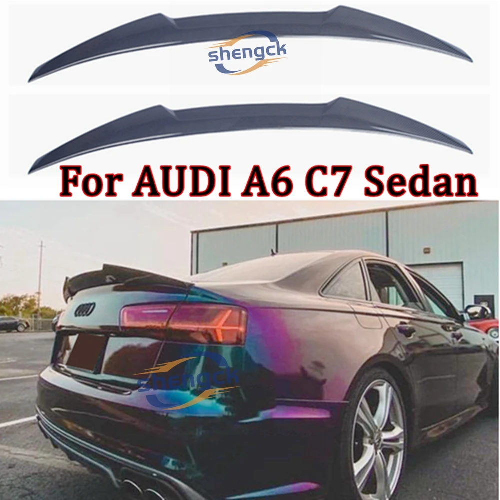 For AUDI A6 C7 Sedan M4 Style Carbon Fiber Rear Spoiler Trunk Wing 2012-2015 Carbon fiber Forged carbon
For AUDI A6 C7 Sedan M4 Style Carbon Fiber Rear Spoiler Trunk Wing 2012-2015 Carbon fiber Forged carbon