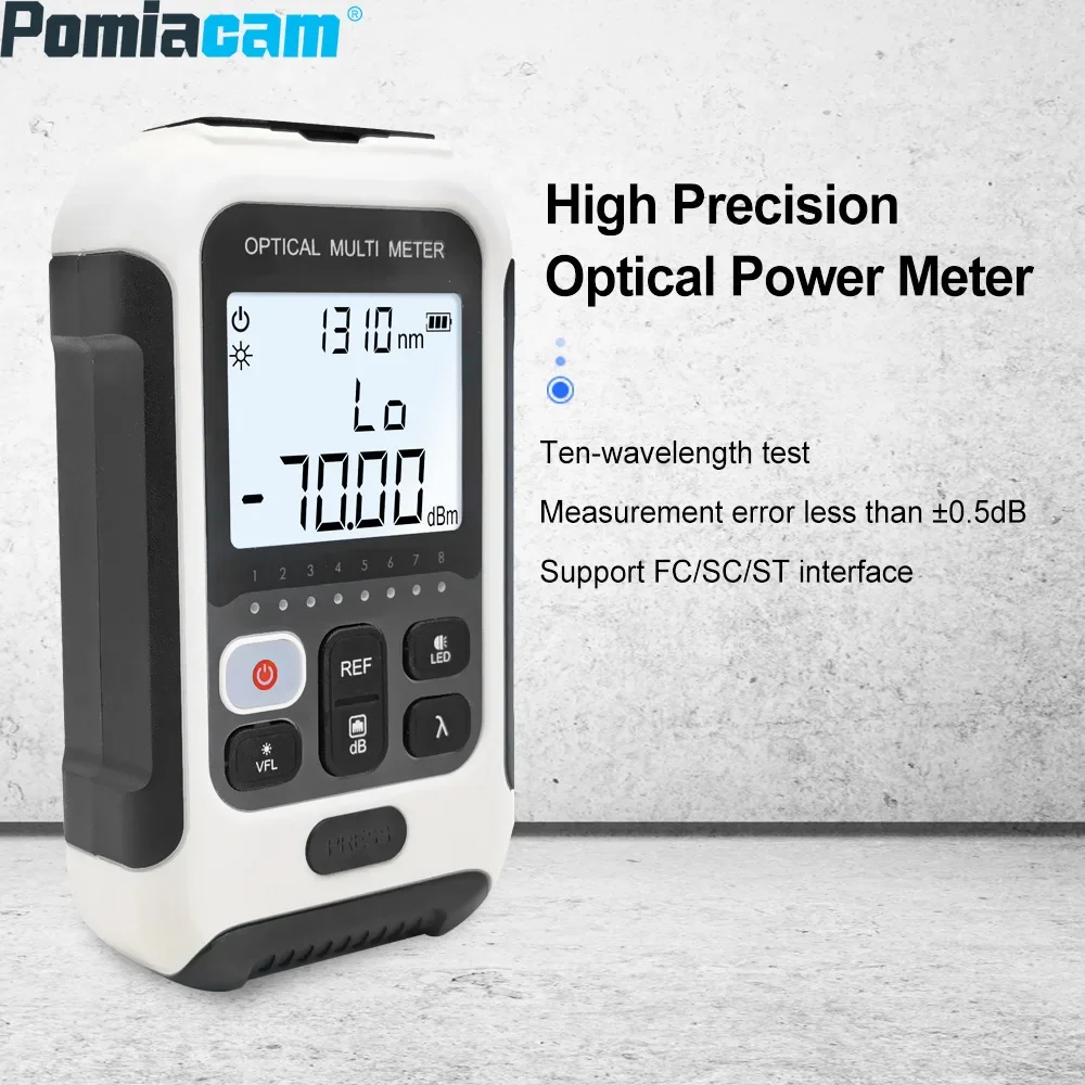 TM570 Optical Power Meter Fiber Optic Failure Light Attenuation Tester Optic Cable Tester For SC/FC Connector With Led Lighting 
TM570 Optical Power Meter Fiber Optic Failure Light Attenuation Tester Optic Cable Tester For SC/FC Connector With Led Lighting