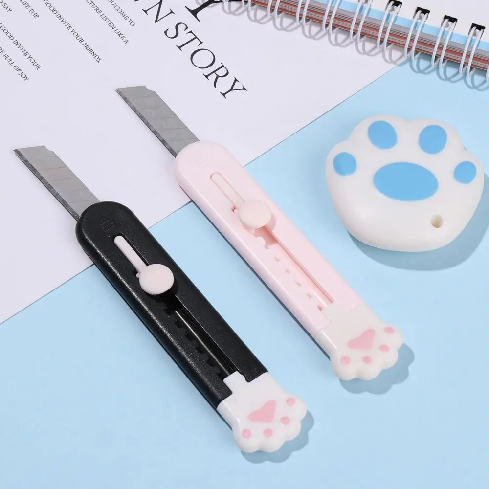 Mini Utility Knife Cute Box Cutter Retractable Letter Opener Portable Carton Opener Paper Cutting Tool School Office Supplies
Mini Utility Knife Cute Box Cutter Retractable Letter Opener Portable Carton Opener Paper Cutting Tool School Office Supplies