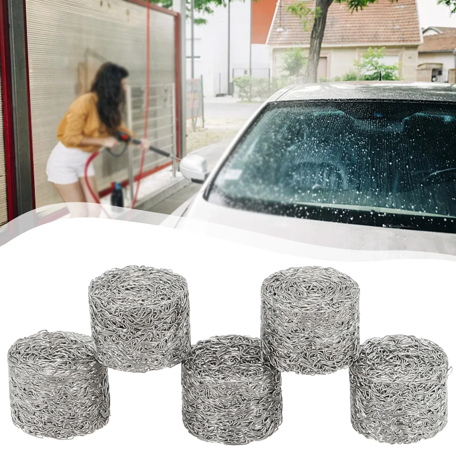 5Pcs Stainless Steel Foam Lance Filters Pressure Washer Snow Foam Lance Mesh Replacement Accessories For Foam Lance
5Pcs Stainless Steel Foam Lance Filters Pressure Washer Snow Foam Lance Mesh Replacement Accessories For Foam Lance