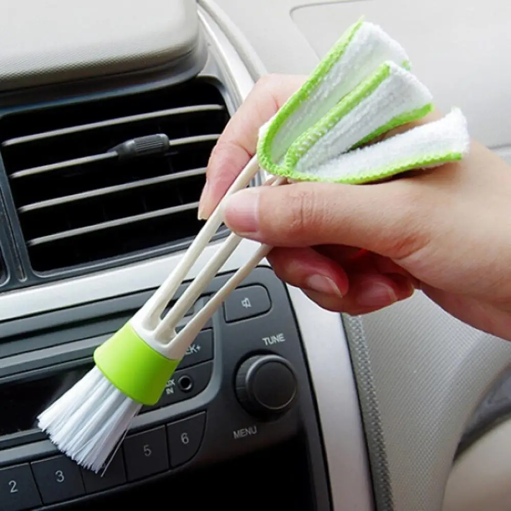 

Car Air Conditioner Vent Brush Microfibre Car Grille Cleaner Auto Detailing Blinds Duster Brush Car-styling Auto Accessories