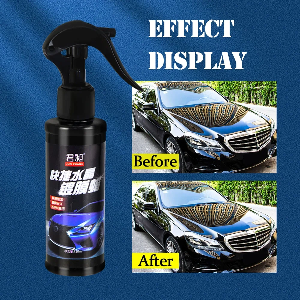 

120ml Ceramic Car Coating Paint Care Polishing Crystal Plating Spray Sealant Nano Products Hydrophobic Quick Coat Liquid Wax