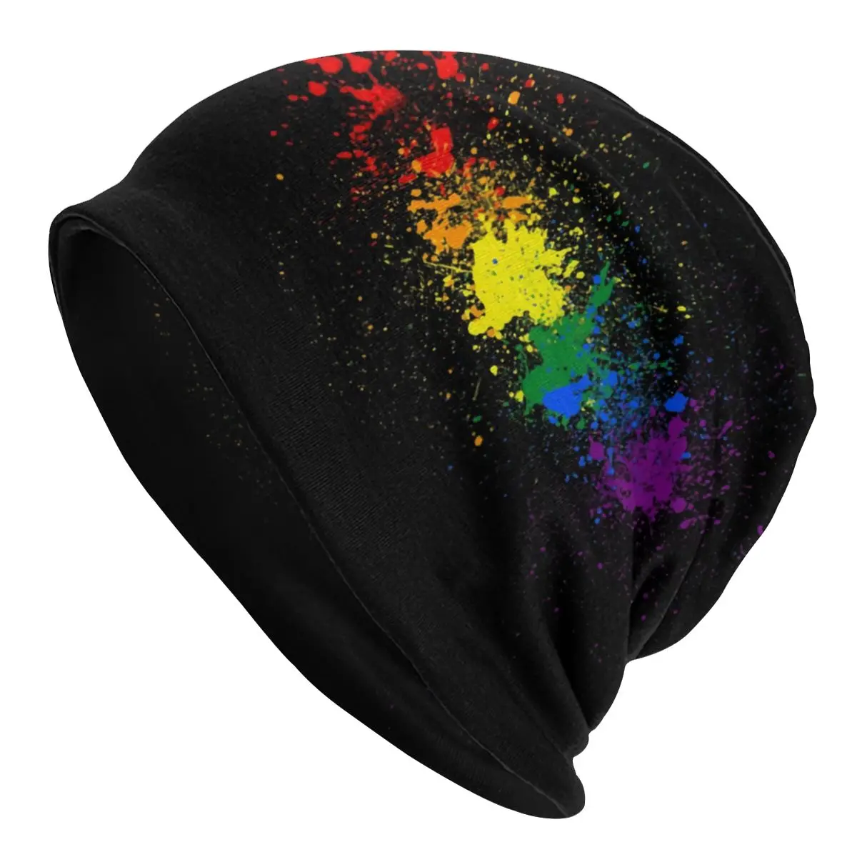 

Winter Warm Rainbow LGBT Lesbian Bonnet Femme Slouchy Beanie Hat Cool Gay Pride Outdoor Ski Skullies Beanies Cap for Men Women