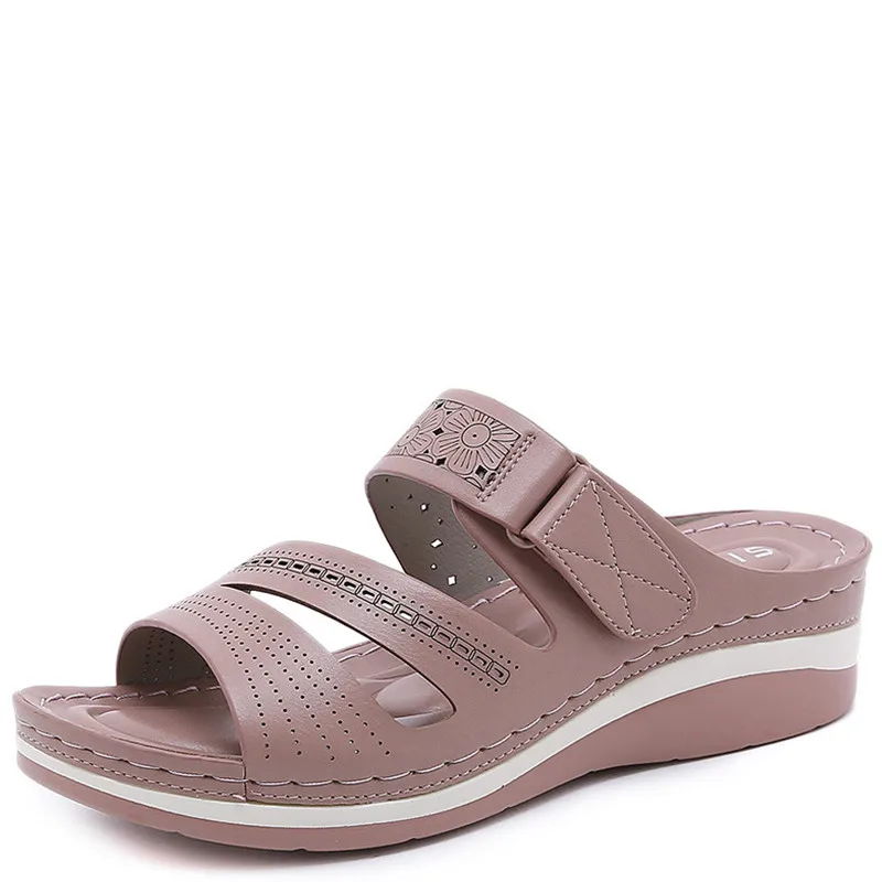 Brand Summer Fashion 2024 Women Slippers Wedge Platform Beach Leisure Sewing Thread Anti-slide Shoes Outside Hollow Out Sandals
Brand Summer Fashion 2024 Women Slippers Wedge Platform Beach Leisure Sewing Thread Anti-slide Shoes Outside Hollow Out Sandals