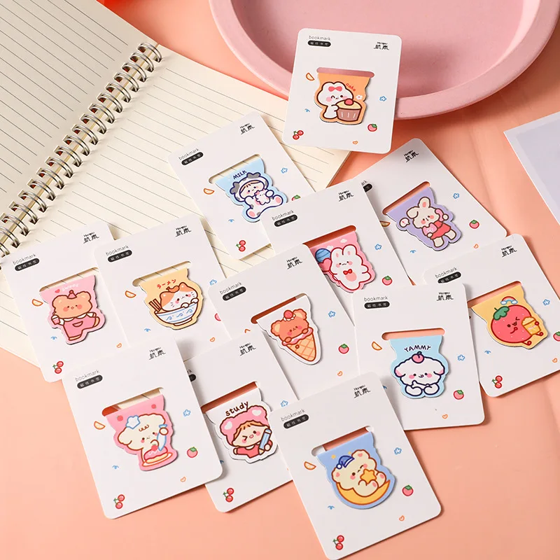 12 Pcs Magnetic Bookmarks Cute Cartoon Ins Wind Beautifully Shaped Bookmarks Students Double-sided Paper Page Clips
12 Pcs Magnetic Bookmarks Cute Cartoon Ins Wind Beautifully Shaped Bookmarks Students Double-sided Paper Page Clips
