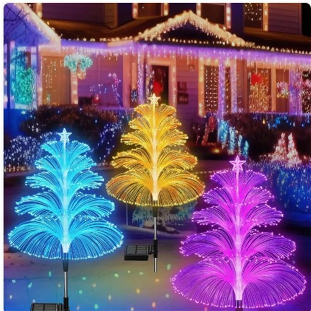 

Садовые фонари на солнечной батарее, уличное водонепроницаемое ландшафтное садовое украшение, освещение для газона, 7 меняющих цвет Медуза, солнечные фонари