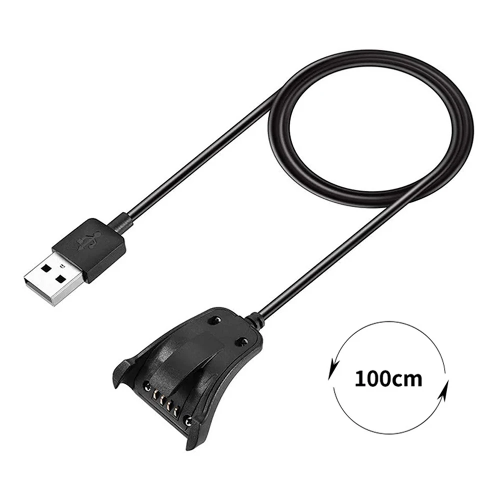 

100cm Smartwatch USB Charger Data Cable for TomTom Spark/Runner Series Runner2/3/Spark 3 Watch Chargers Dock Cradle Stand