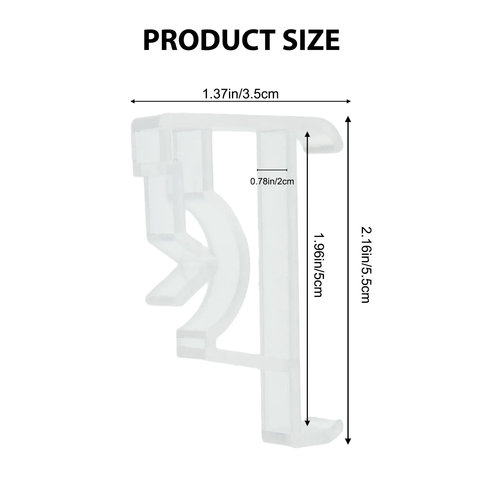 Brackets Curtain Clips Bathroom Clear For Blind Valance Living Room Plastic School Support 2 Inch 6pcs Durable
Brackets Curtain Clips Bathroom Clear For Blind Valance Living Room Plastic School Support 2 Inch 6pcs Durable