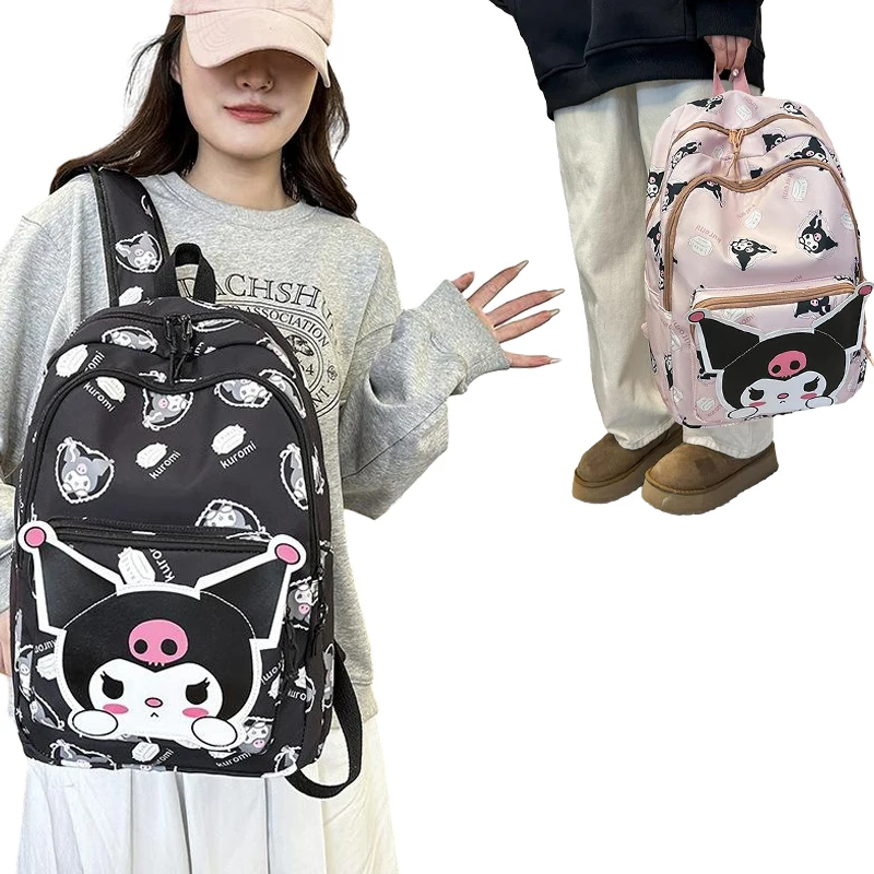 Детский школьный портфель с героями аниме Kuromi, портативная вместительная мультяшная милая сумка для книг с принтом, модный универсальный рюкзак, новинка
Детский школьный портфель с героями аниме Kuromi, портативная вместительная мультяшная милая сумка для книг с принтом, модный универсальный рюкзак, новинка