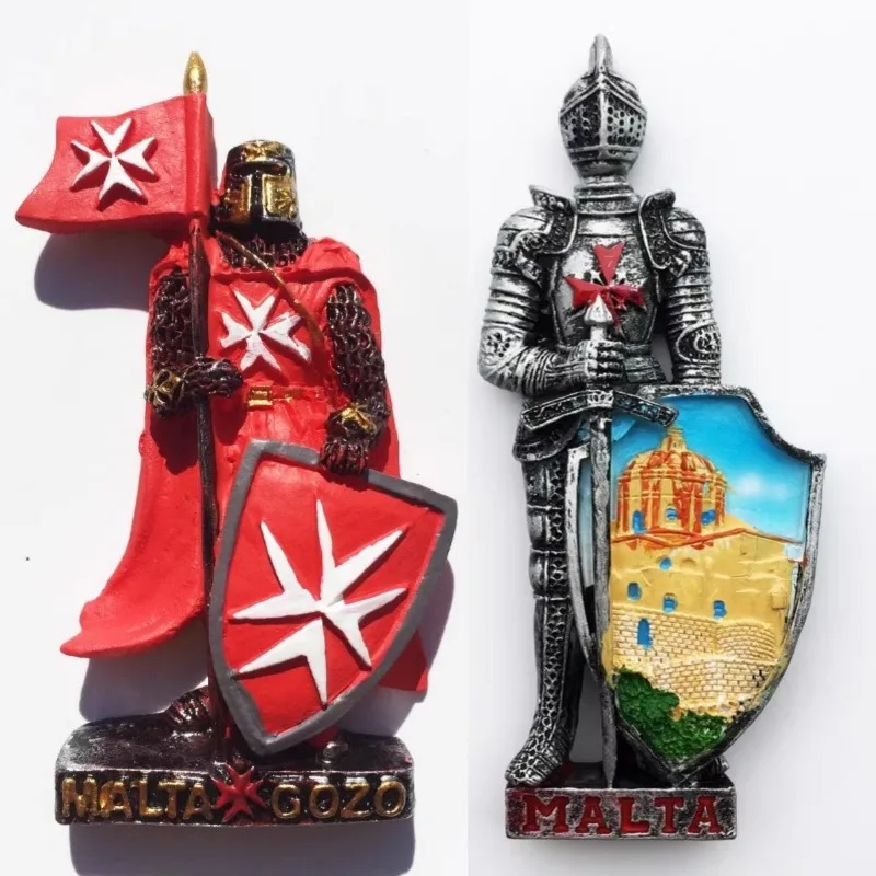 

Malta Fridge Magnets Maltese Warriors Fridge Stickers Travelling Souvenirs Ornaments Photo Wall Magnetic Stickers Children Gifts