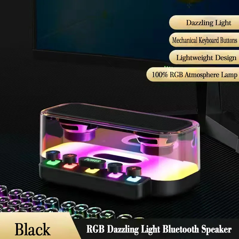 

New Gaming Bluetooth Speaker RGB Computer Soundbar 3D Surround Wireless Column Subwoofer Music Center Audio Laptop PC TV Best