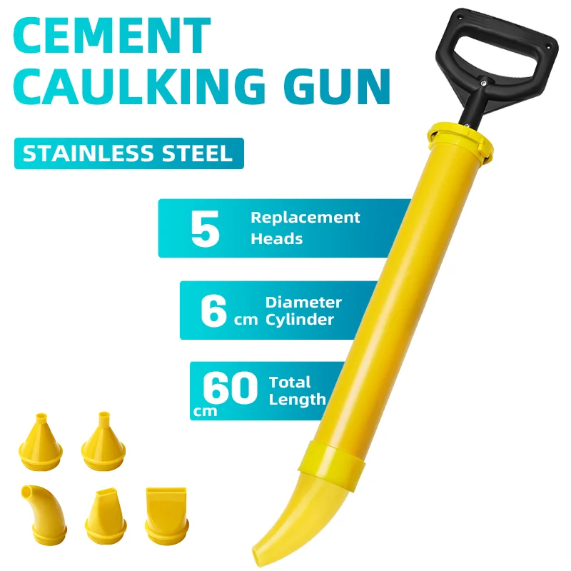 Caulking Gun Cement Lime Pump Grouting Mortar Sprayer Applicator Grout Filling Tools With 5 Nozzles
Caulking Gun Cement Lime Pump Grouting Mortar Sprayer Applicator Grout Filling Tools With 5 Nozzles
