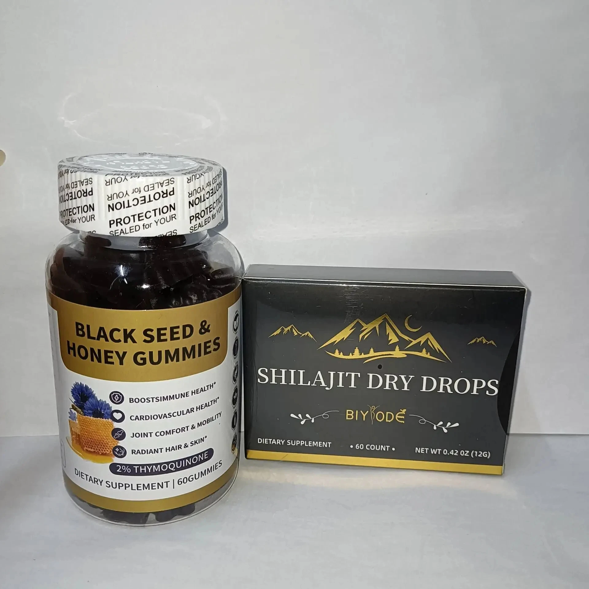 1 set of honey black seed oil gummies+Xilaizhi capsules to regulate hormones,relieve pain,improve cardiovascular health,immunity
1 set of honey black seed oil gummies+Xilaizhi capsules to regulate hormones,relieve pain,improve cardiovascular health,immunity