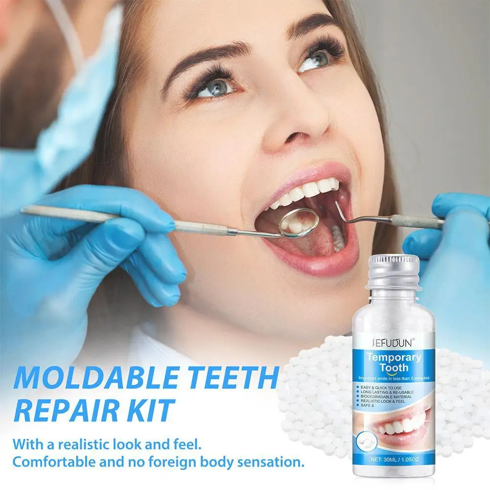 

Solid Teething Gum Temporary Tooth Kit Repair Teeth Gaps Filling False Teeth Solid Glue Denture Adhesive Beauty Teeth Whitening