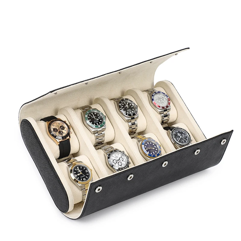 Travel Case Luxury 8 Slots Watch Roll Saffiano Leather Watch Storage Organizer Storage with Innovative Gift for Men
Travel Case Luxury 8 Slots Watch Roll Saffiano Leather Watch Storage Organizer Storage with Innovative Gift for Men