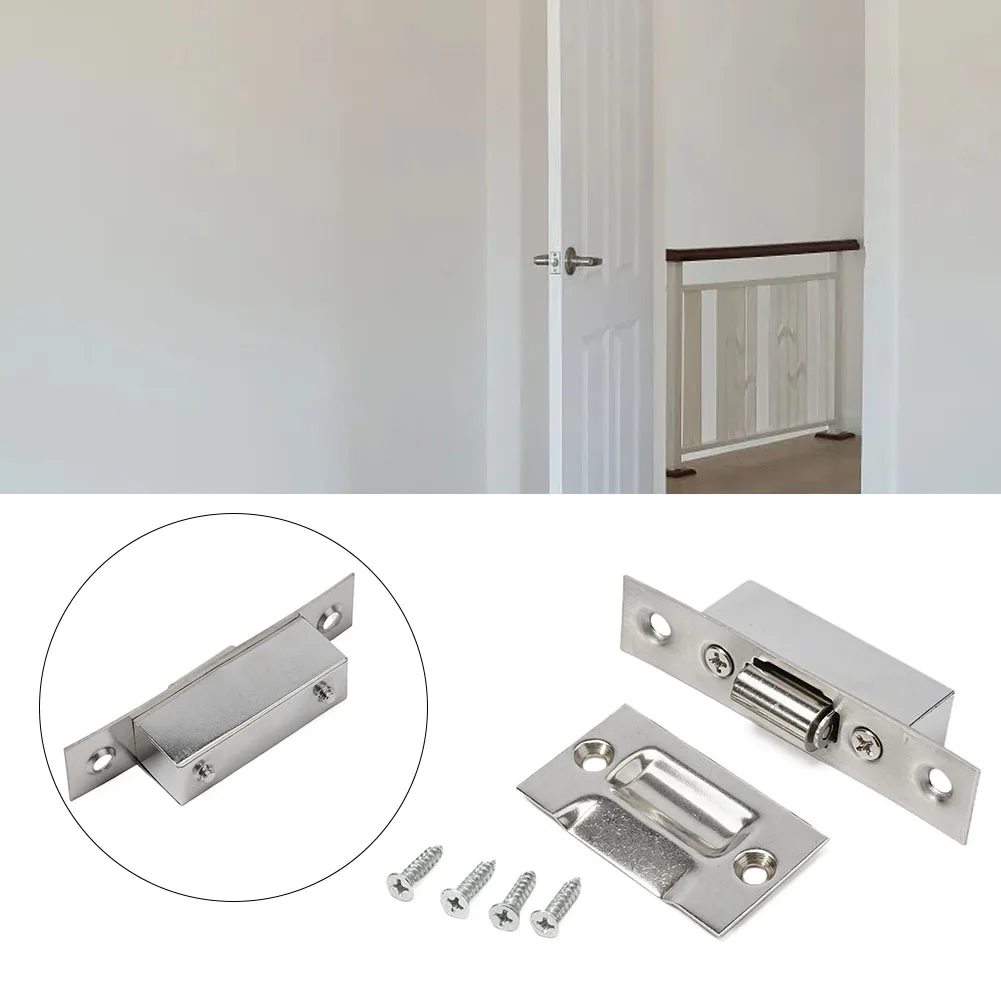 Stainless Steel Door Latches Cupboard Cabinet Roller Latch Lock Wooden Door Stop For Furniture Hinge Easy To Install 90x19mm
Stainless Steel Door Latches Cupboard Cabinet Roller Latch Lock Wooden Door Stop For Furniture Hinge Easy To Install 90x19mm