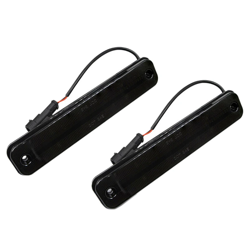 

2Pcs Car Smoked Rear Red Led Side Marker Light for Hummer H2 2003-2009 Led Fender Signal Lamp