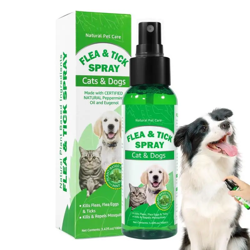 

Pet Tick Spray Pets Dog Cat Fleas Lice Ticks Remove Spray Liquid Spray Puppy Fur Fleas And Tick Removal Skin Care For Pet