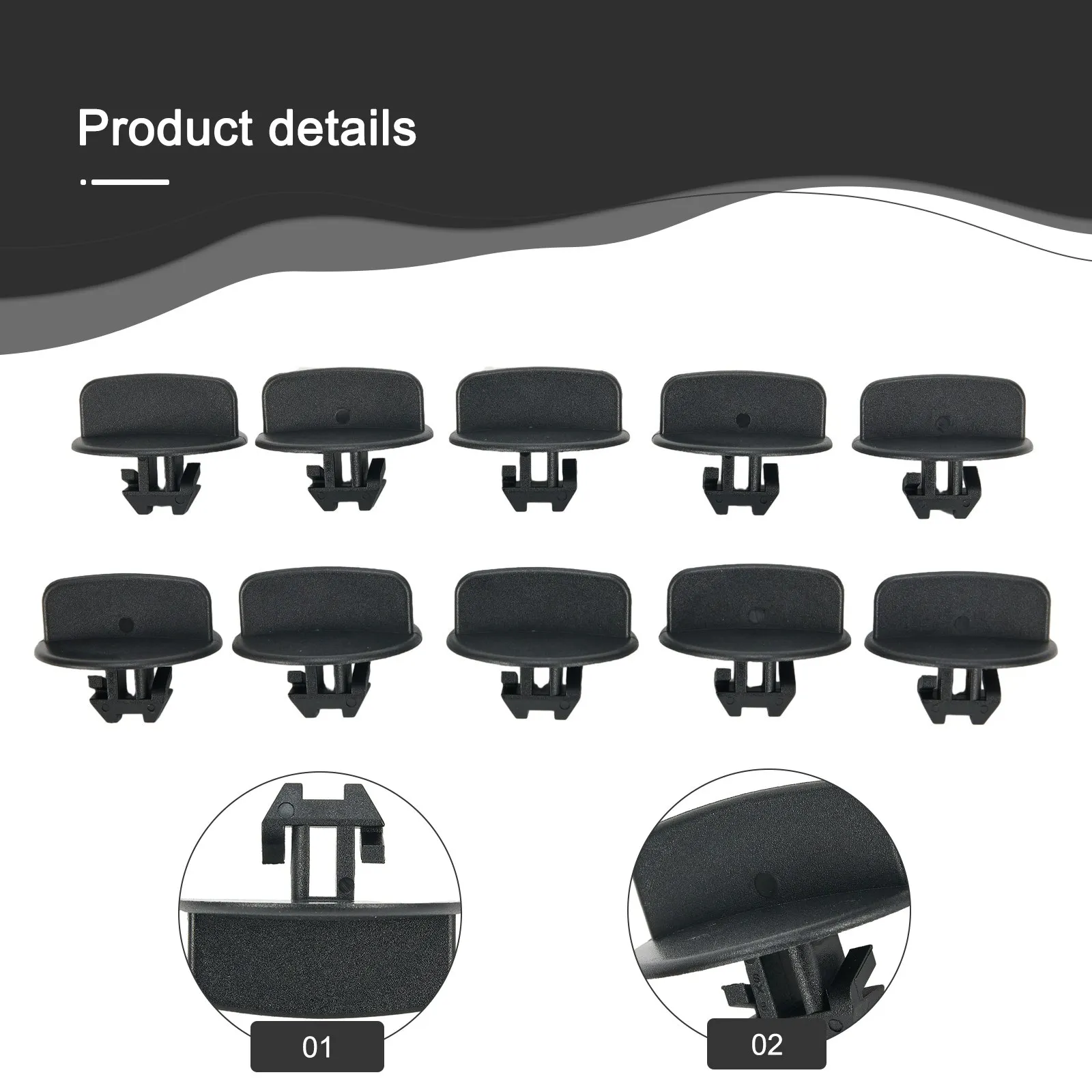 High Quality Hot/Easy To Install Practical To Use Brand New Clips Parts & Accessories 2008 68034329AA 10 Pcs/set
High Quality Hot/Easy To Install Practical To Use Brand New Clips Parts & Accessories 2008 68034329AA 10 Pcs/set
