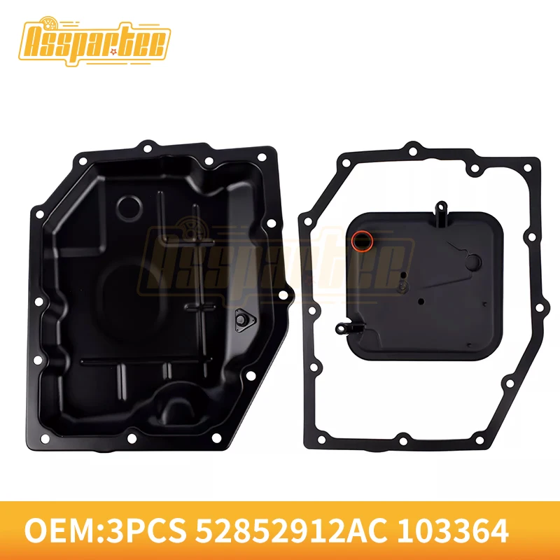 OEM 52852912AC Transmission Oil Pan Kit For Jeep Wrangler Liberty Chrysler Dodge Nitro Ram 1500 68059549AA 103364 265-818
OEM 52852912AC Transmission Oil Pan Kit For Jeep Wrangler Liberty Chrysler Dodge Nitro Ram 1500 68059549AA 103364 265-818
