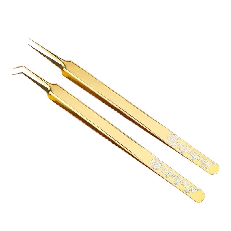Высокоточный Пинцет KGX-T14/14 Вт из нержавеющей стали, изогнутый прямой нахлыстовой провод, сверхтвердые щипцы для обслуживания материнской платы, Nippe, 1 шт.