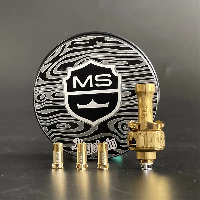 

YFTK Monarchy Mobb Scepter Dama RBA Bridge Engraved 316 SS with 2.5/3.0/3.5/4.0mm Airflow Pins for BB Mod Billet Box Boro Mods