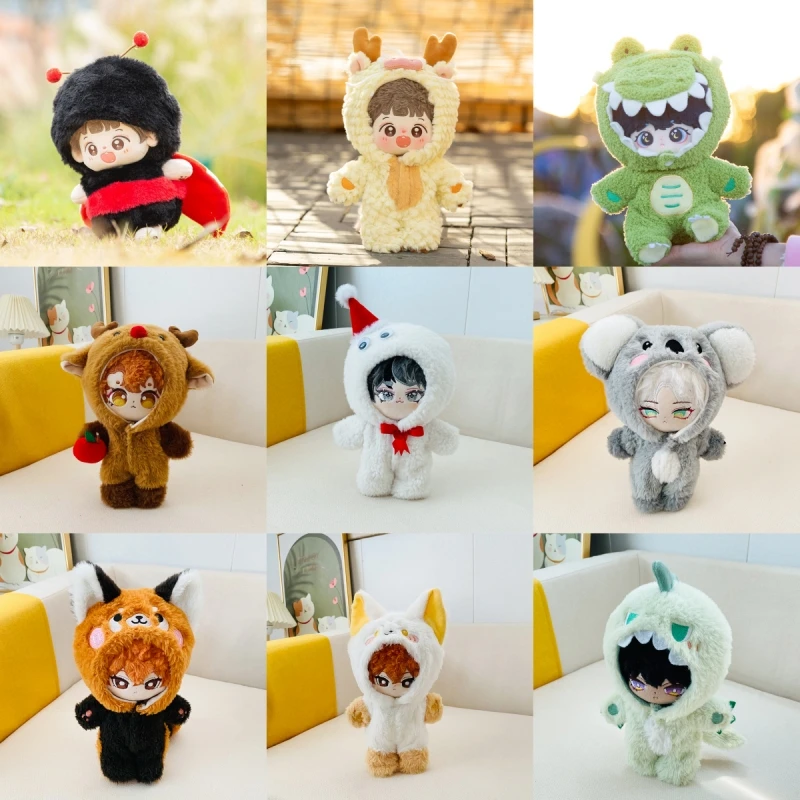 Кукольная одежда Kawaii для 20-сантиметрового Idol Одежда для кукол Cute Dinosaur/Fox/Koala/Cat/ Raccoon /Panda Suit коллекционный подарок для девочек и детей
Кукольная одежда Kawaii для 20-сантиметрового Idol Одежда для кукол Cute Dinosaur/Fox/Koala/Cat/ Raccoon /Panda Suit коллекционный подарок для девочек и детей