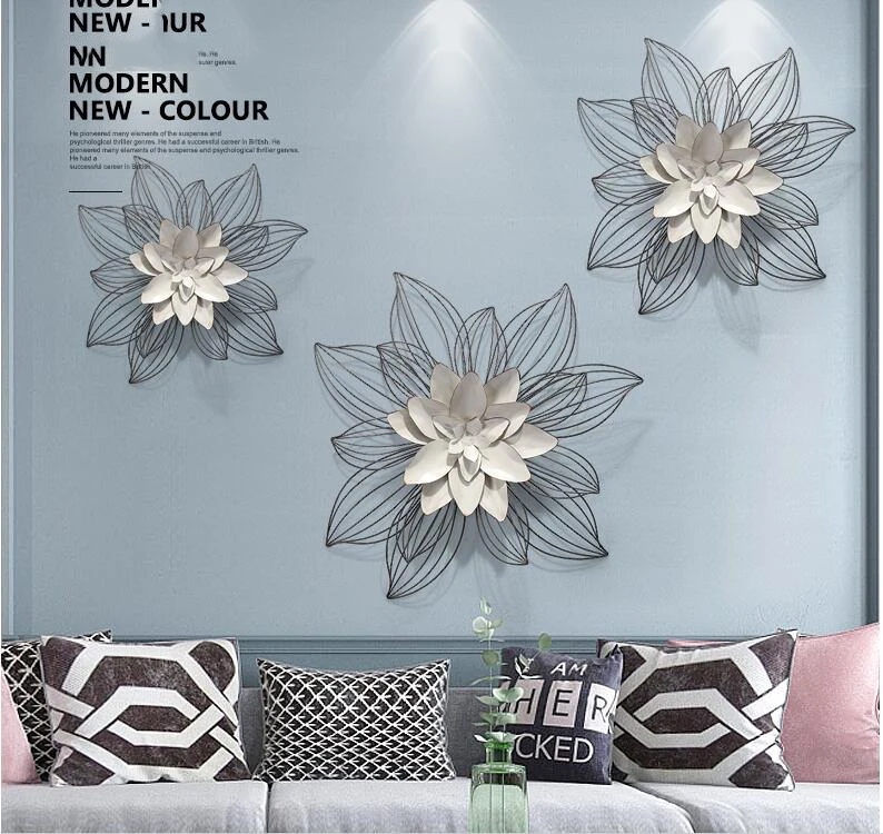Modern Luxury Wrought Iron Flower Wall Hangings Home Livingroom Wall Sticker Crafts Hotel Office Club 3D Wall Mural Decoration
Modern Luxury Wrought Iron Flower Wall Hangings Home Livingroom Wall Sticker Crafts Hotel Office Club 3D Wall Mural Decoration