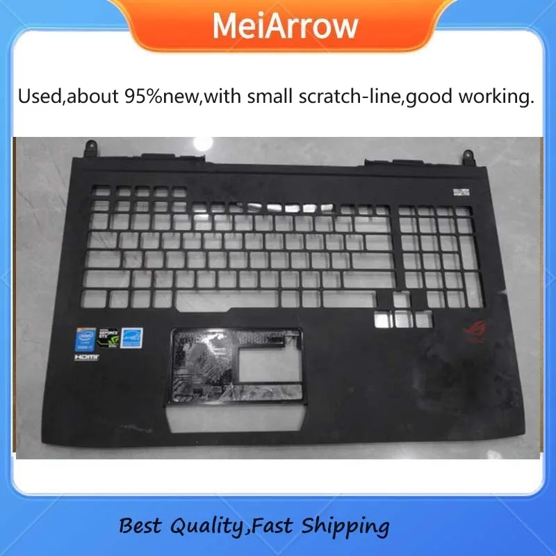 

MEIRROW 95%New/Orig for ASUS ROG G751J G751JY G751JM G751 Palmrest keyboard Bezel upper cover US layout empty