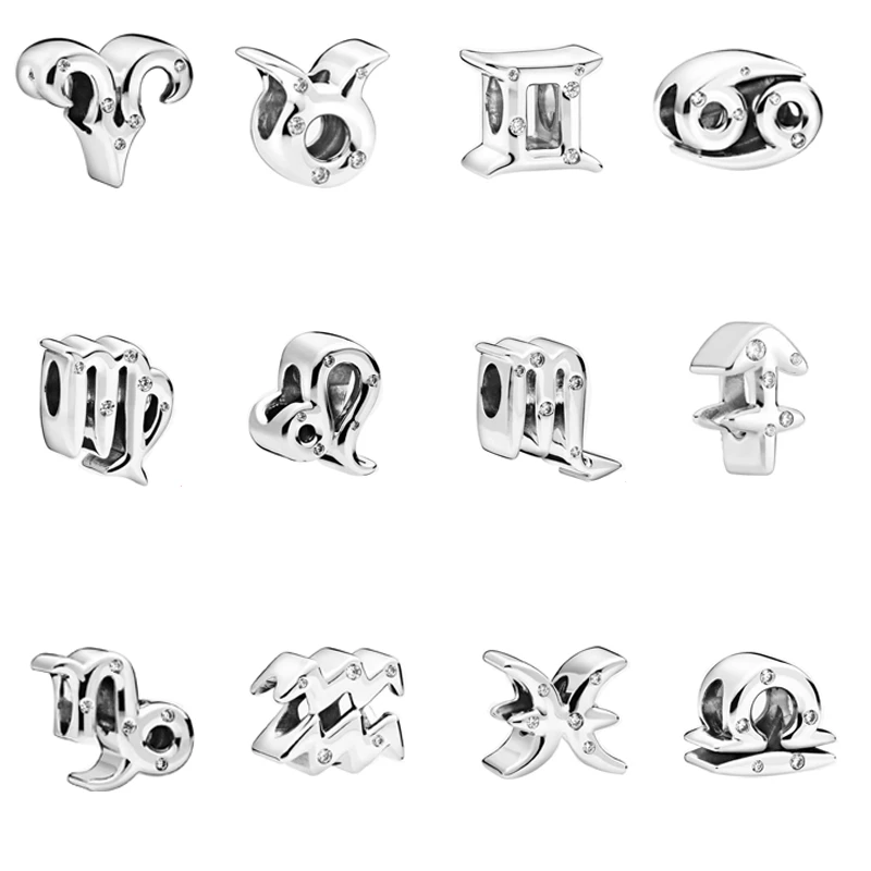 New Fit Original Pandora 925 Sterling Silver Twelve Constellations Charms Beads Bracelets DIY Jewelry Accessories
New Fit Original Pandora 925 Sterling Silver Twelve Constellations Charms Beads Bracelets DIY Jewelry Accessories