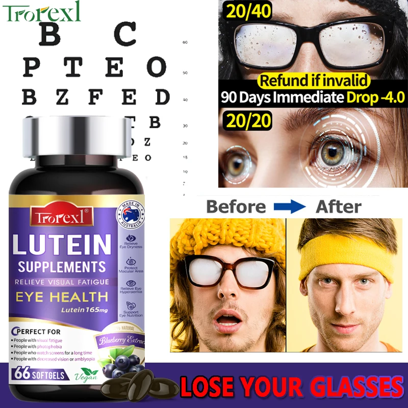 

Quickly Restore Vision Lutein Eye Supplements Supports Myopia Improve Eye Edema Relieve Eyesight Fatigue Focu On Eye Health