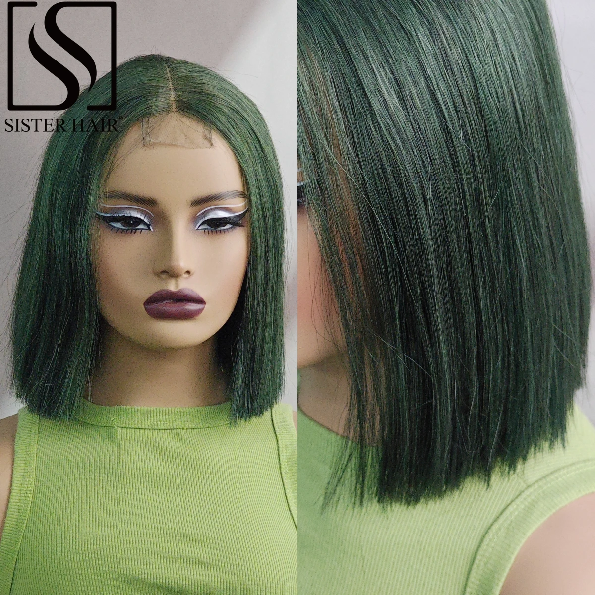180% Density Straight Bob Wigs Green Human Hair Wig 2x6 Lace Short Straight Colored Bob Wig PrePlucked Brazilian Women Hair Wigs
180% Density Straight Bob Wigs Green Human Hair Wig 2x6 Lace Short Straight Colored Bob Wig PrePlucked Brazilian Women Hair Wigs