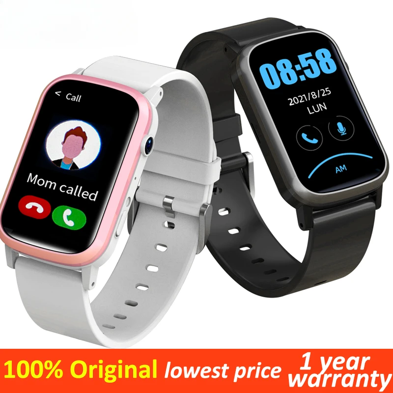 

4G Kids Smart Watch Phone Waterproof Real-Time Location Camera Video Call Clock GPS SOS LBS WIFI SIM Card Children Smartwatch