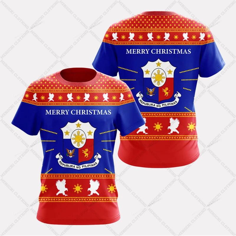 Philippines Emblem Personalized Unisex T-shirts Loose Oversized Christmas Tees Men Women Kids Casual Short Sleeve Tops
Philippines Emblem Personalized Unisex T-shirts Loose Oversized Christmas Tees Men Women Kids Casual Short Sleeve Tops