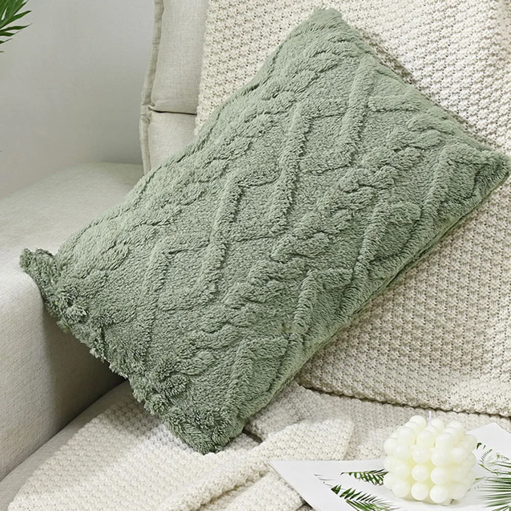 Plush Twists Braid Pillowcase Three-dimensional Comfortable Sofa Backrest Cover Living Room Decor Cushion Soft Pillow Cover
Plush Twists Braid Pillowcase Three-dimensional Comfortable Sofa Backrest Cover Living Room Decor Cushion Soft Pillow Cover