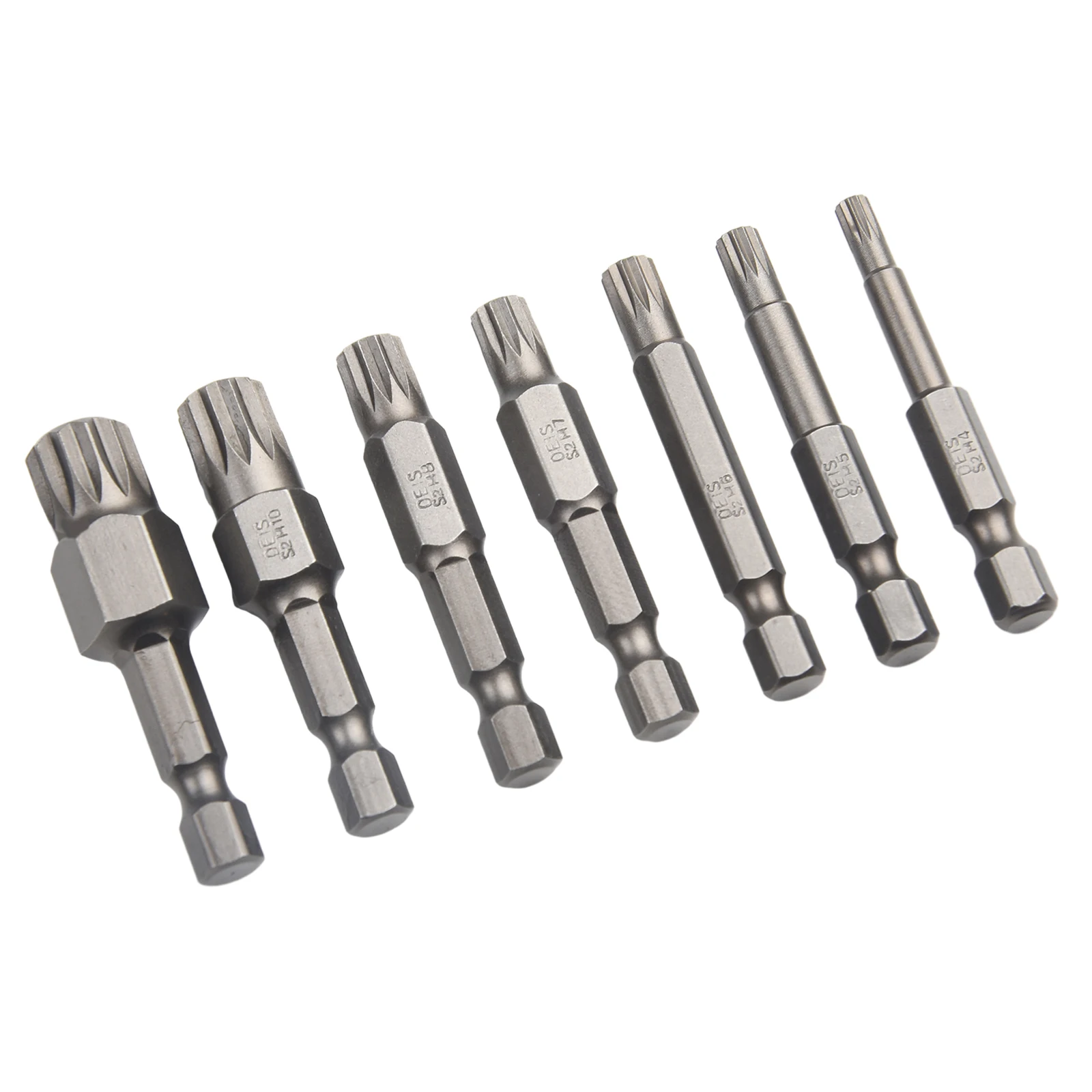 Hand Tools Electric Screwdrivers Screwdriver Bits Nutdrivers High Hardness Silver Torx 12 Point 7pcs/set Tools
Hand Tools Electric Screwdrivers Screwdriver Bits Nutdrivers High Hardness Silver Torx 12 Point 7pcs/set Tools